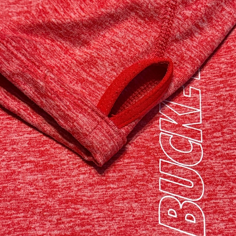 Nike Women's Red Quarter-Zip Ohio State Buckeyes Size Small - Picture 6 of 6